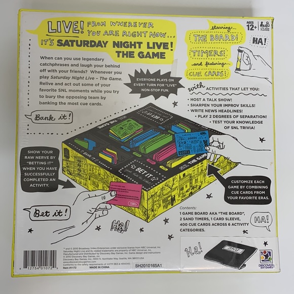 Board Game | SNL Saturday Night Live 2010 | TV Show Fan Fun | New Never Opened - Picture 2 of 4